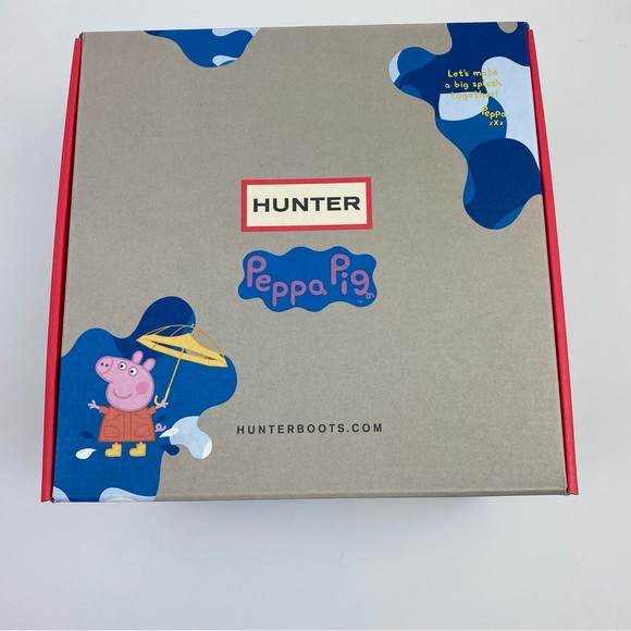 Hunter Peppa Pig Baby Rain Boots Yellow Size 5 NIB - Picture 9 of 9